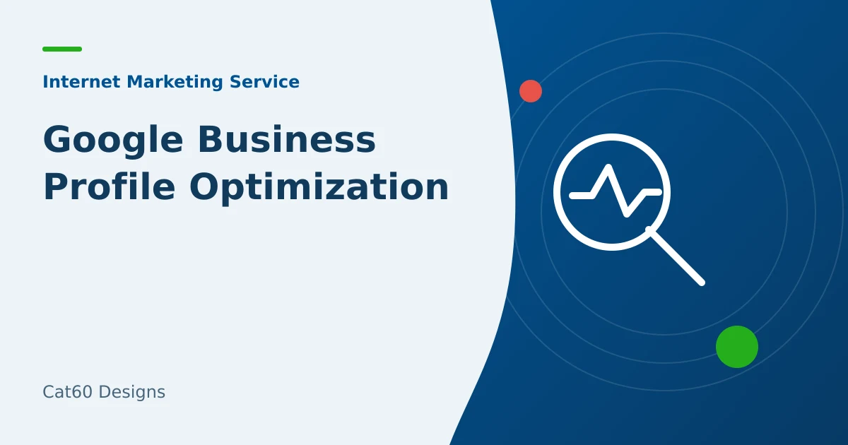A business profile checklist with hours, services, and contact details.