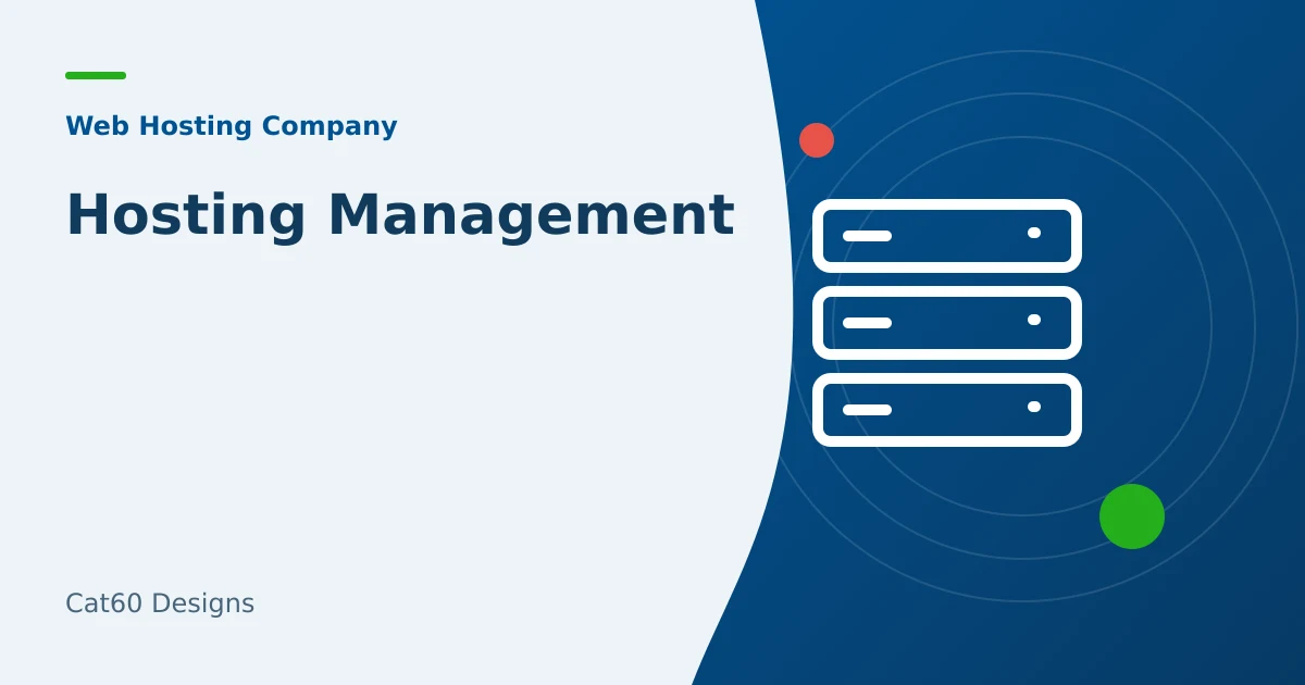 A hosting management record listing account owner, DNS provider, and renewal dates.