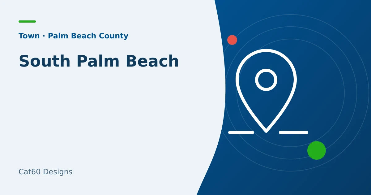 A local business website and search plan for South Palm Beach.