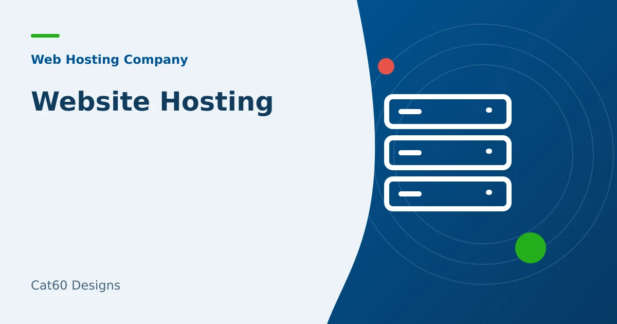 A website service map connecting its domain, DNS, hosting, and email accounts.